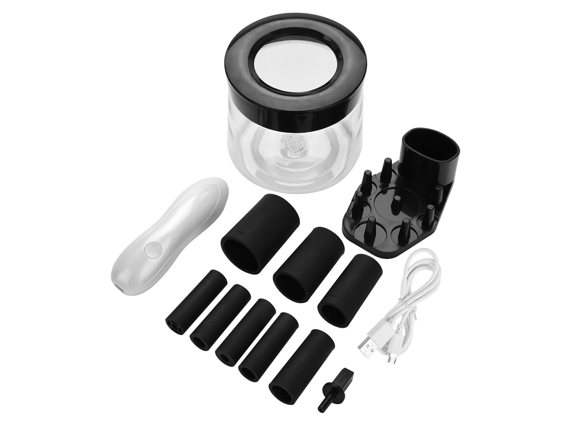Kit De Limpeza Para Pincéis De Maquiagem Lavagem Rápida Eficiente