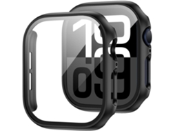 Capa Integrada Preta Protetor Ecrã Smartwatch 46mm