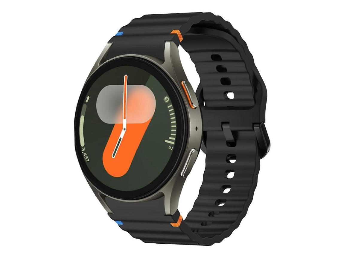 Pulseira De Silicone Com Fivela Colorida E Textura Ondulada Xdfind, Compatível Samsung Galaxy Watch Fe/ 7/ 6/ 5/ 4, Ajuste Prático
