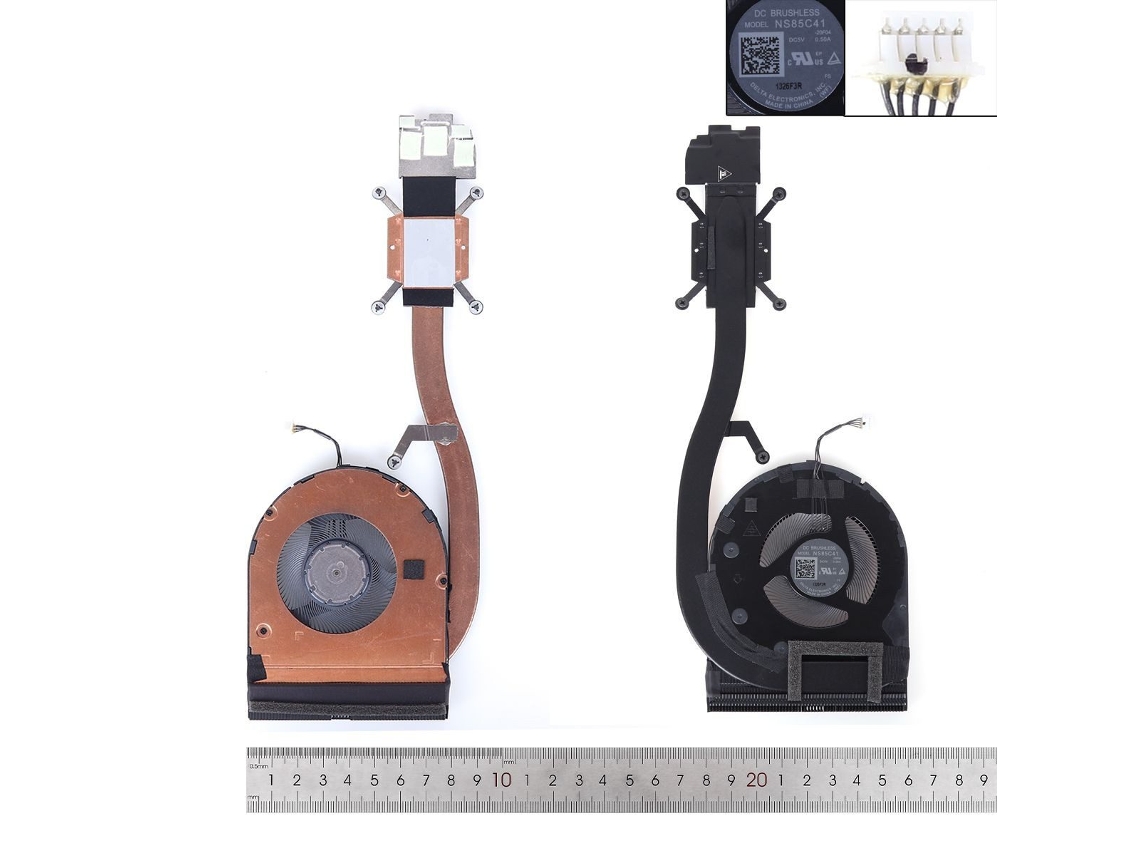 Ventilador de resfriamento para laptop Lenovo Thinkpad T14 P14s Gen 2 com gráficos integrados e dissipador de calor compatível