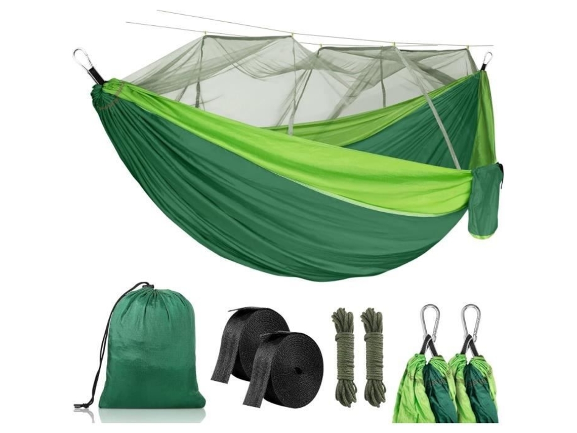 Rede De Exterior Com Mosquiteiro (260 X 140 Cm) Azul