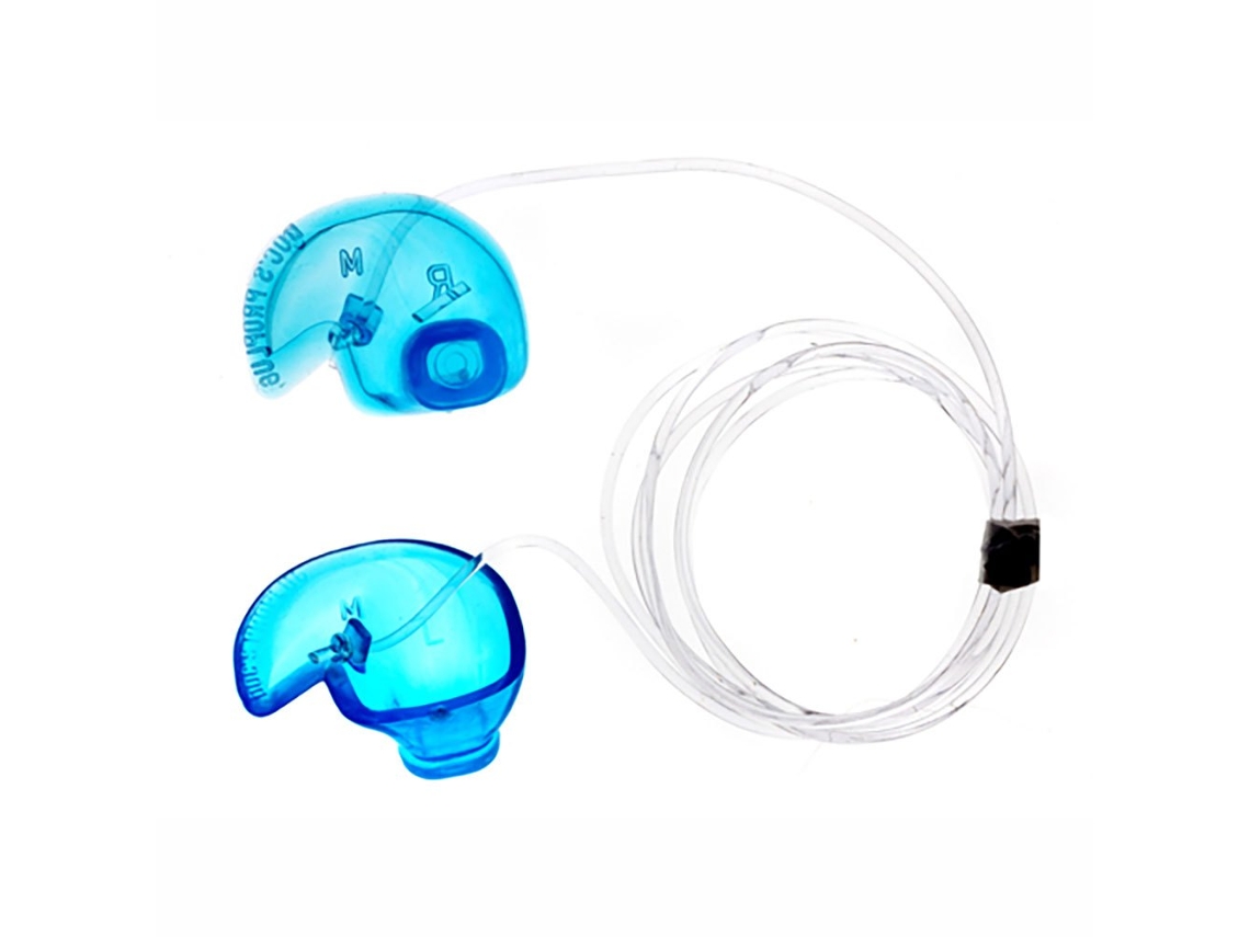 Tampões de Ouvido com Trela Pro Azul Msdocsplugs