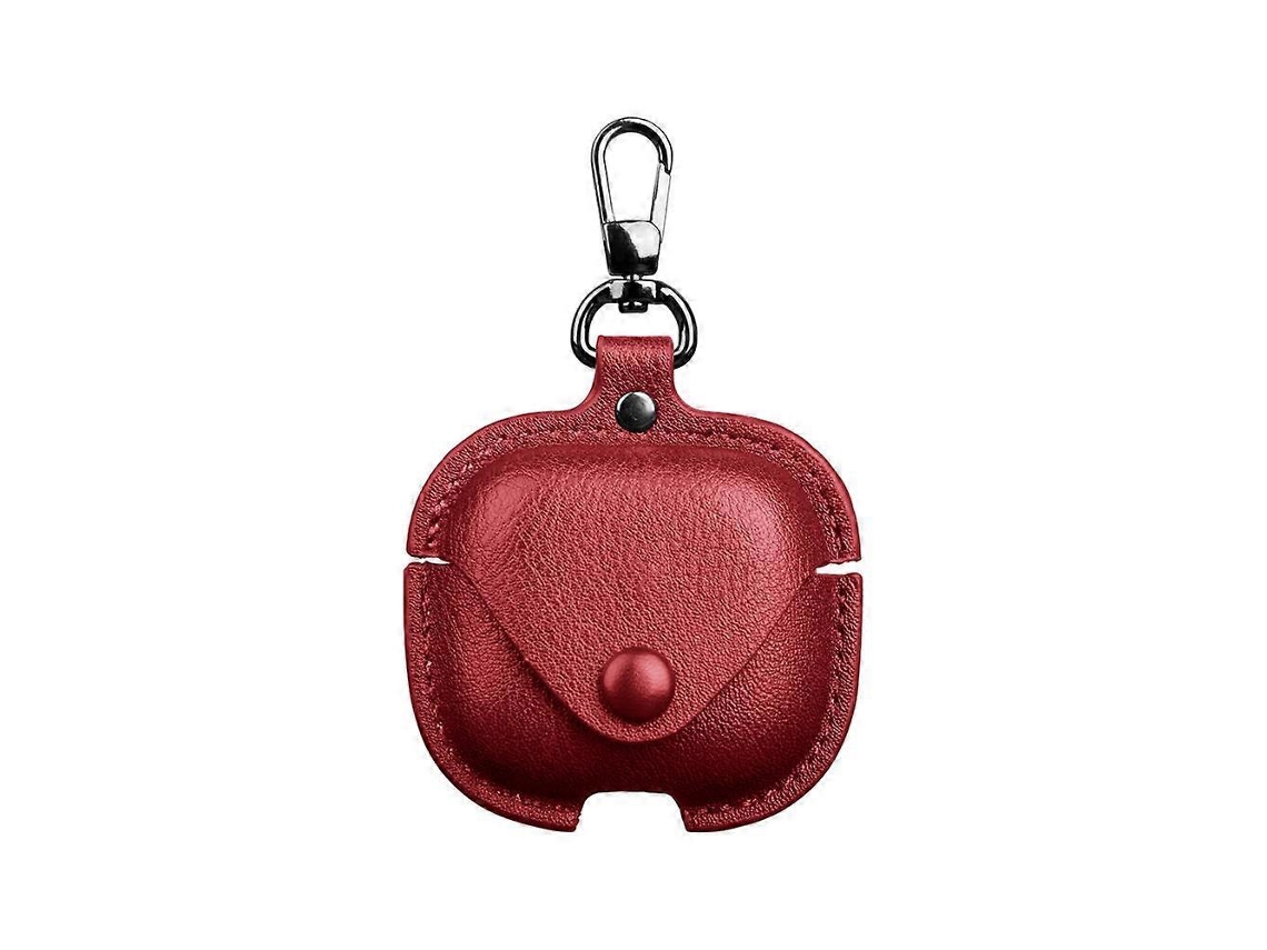 Capa Protetora De Couro Com Gancho Para Fones De Ouvido Redmi Buds 6 Active Edition Business