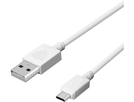 Cabo INKAX DATA-KAX-CK49-MICUSB (USB - MicroUSB - 3 m - Branco)