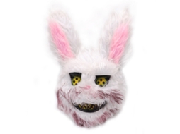 Máscara de Pelúcia Bloody Rabbit para Halloween com a Marca LAXISCREED