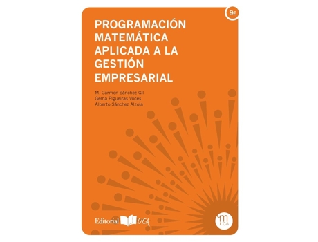 Livro Programacion Matematica Aplicada A La Gestion Empresarial de Gema Pigueiras Voces (Espanhol)
