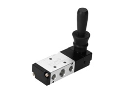 Kkmoon-Válvula Pneumática de 1/4 ''Pt 5 Vias 3 Posições Alavanca Manual de Ar Válvula Pneumática Válvulas Manuais de Controle de Ar #2