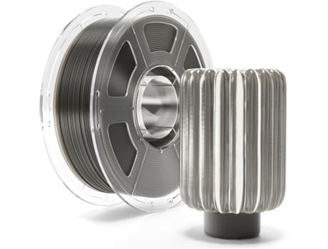 Filamento Petg 1kg Mecpow Cinza Fumê Transparente Alta Velocidade 30 600mm/s 230 250°c Para Impressora 3d
