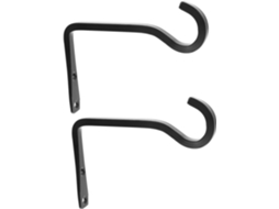 Suporte De Parede Para Plantas Suspensas, Gancho Decorativo De Ferro Para Uso Externo, Com 2 Ganchos Gokoco