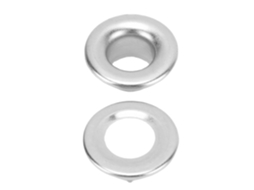 Conjunto de 100 Arruelas Metálicas Ilhós, 8 Mm, Com Dentes E Arruelas,