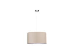 Chanza Pingente 2xe27 Cromo/bege Regx40x40 Cm Fabrilamp