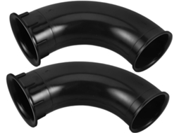 Conjunto de 2 Tubos de Ventilação de Plástico para Alto falantes e Dutos Acústicos. SFUSHOS