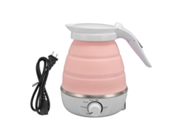 Chaleira Elétrica Foldável Portátil 600ml Viagem com Desligamento Automático e Temperatura Ajustável