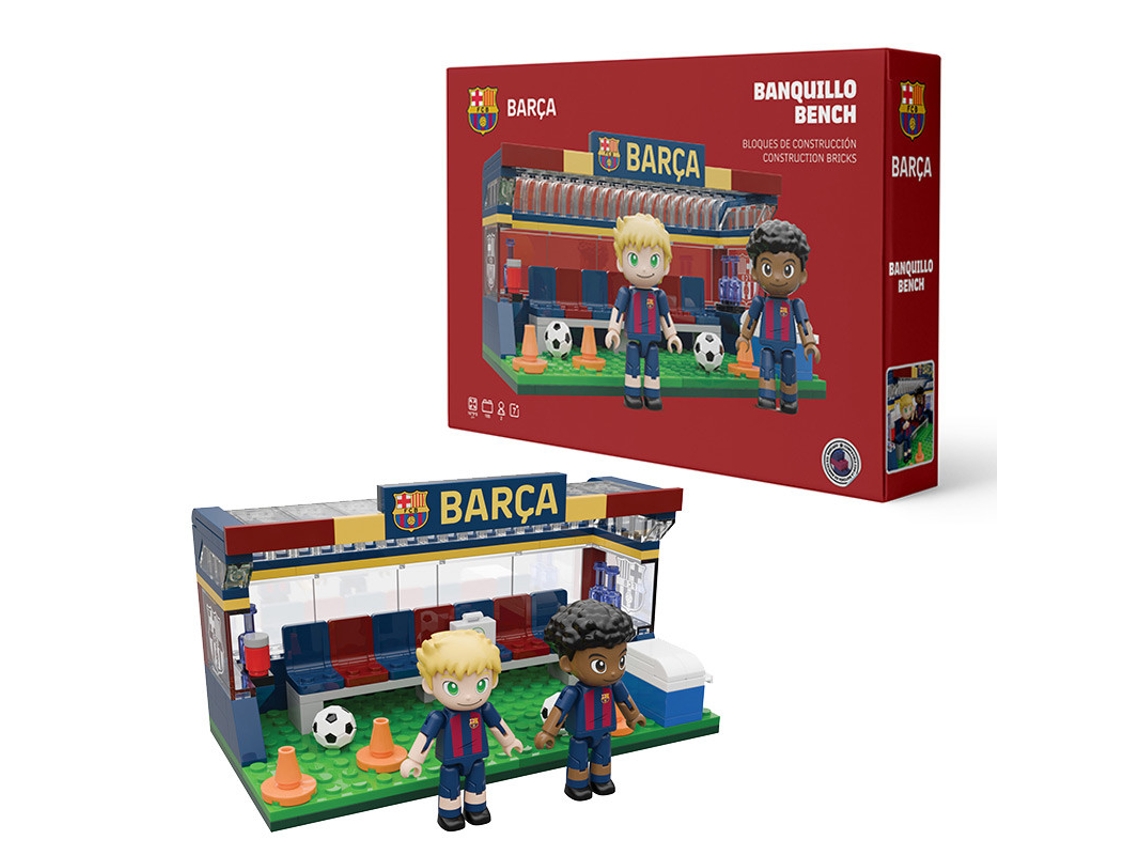 Set FC BARCELONA Banquillo 186 Pzs 16cm