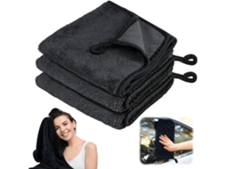 Toalha De Limpeza Em Microfibra, 3 Panos, 40 X 60cm, Alta Absorção, Para Carro, Uso Doméstico