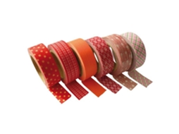Fita Adesiva, 6 Rolos, Graine Créative, 1,5 Cm (verão)