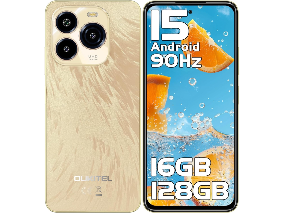 Telemóvel Inteligente OUKITEL C65 - 16gb+128gb Android 15 6.7" 90hz 5150mah
