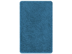 Conjunto 1 Tapete De Banho Antiderrapante Vidaxl Azul Polipropileno (60 X 90 Cm)