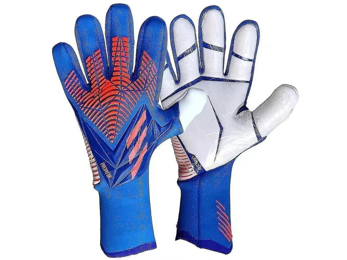 Luvas de Goleiro para Crianças e Adultos, Látex Antiderrapante com Proteção de Dedos e Punho S/MARCA