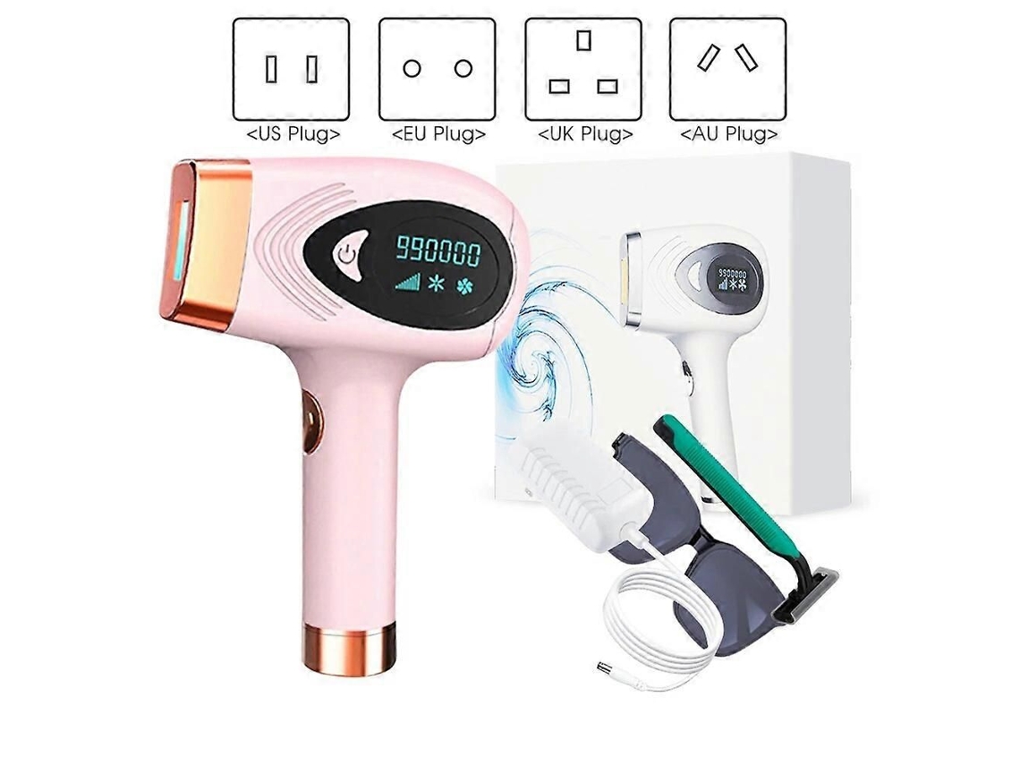 zs Depilador Elétrico A Laser Ipl Com 900.000 Flashes, Tela Lcd, 9 Níveis De Potência, Depilação Permanente E Indolor Para O Corpo E A Área Dos
