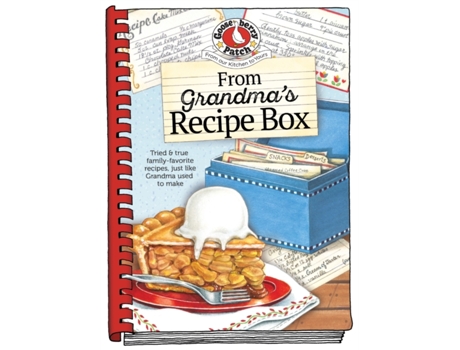 Livro from grandma's recipe box de gooseberry patch (inglês)