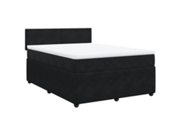 Box Spring Bed, Box Spring Beds Vidaxl Preto Veludo (160 X 200 Cm)