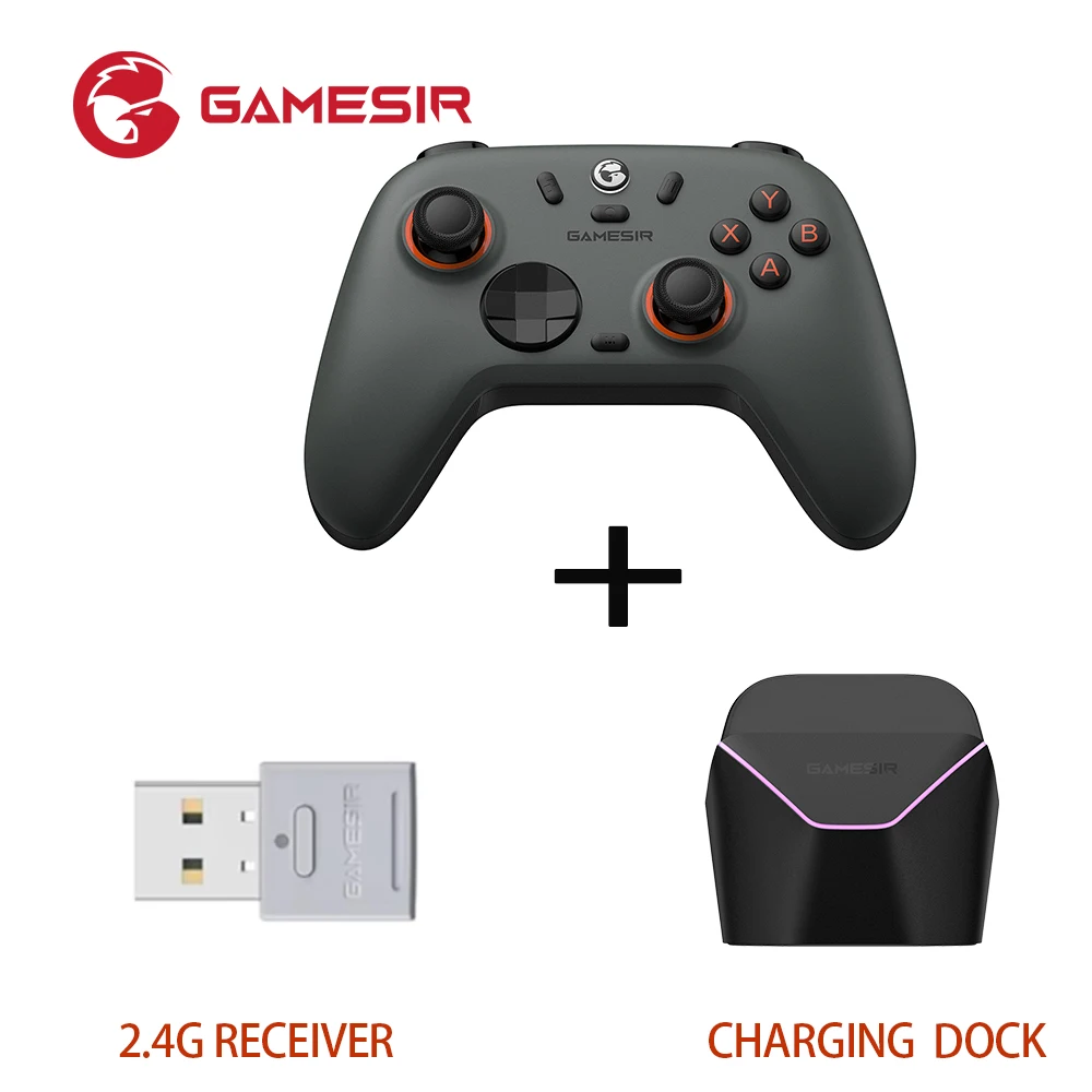 (cinza) Controle De Jogos, Pc/switch/steam/ios/android, Joystick Com Efeito Hall