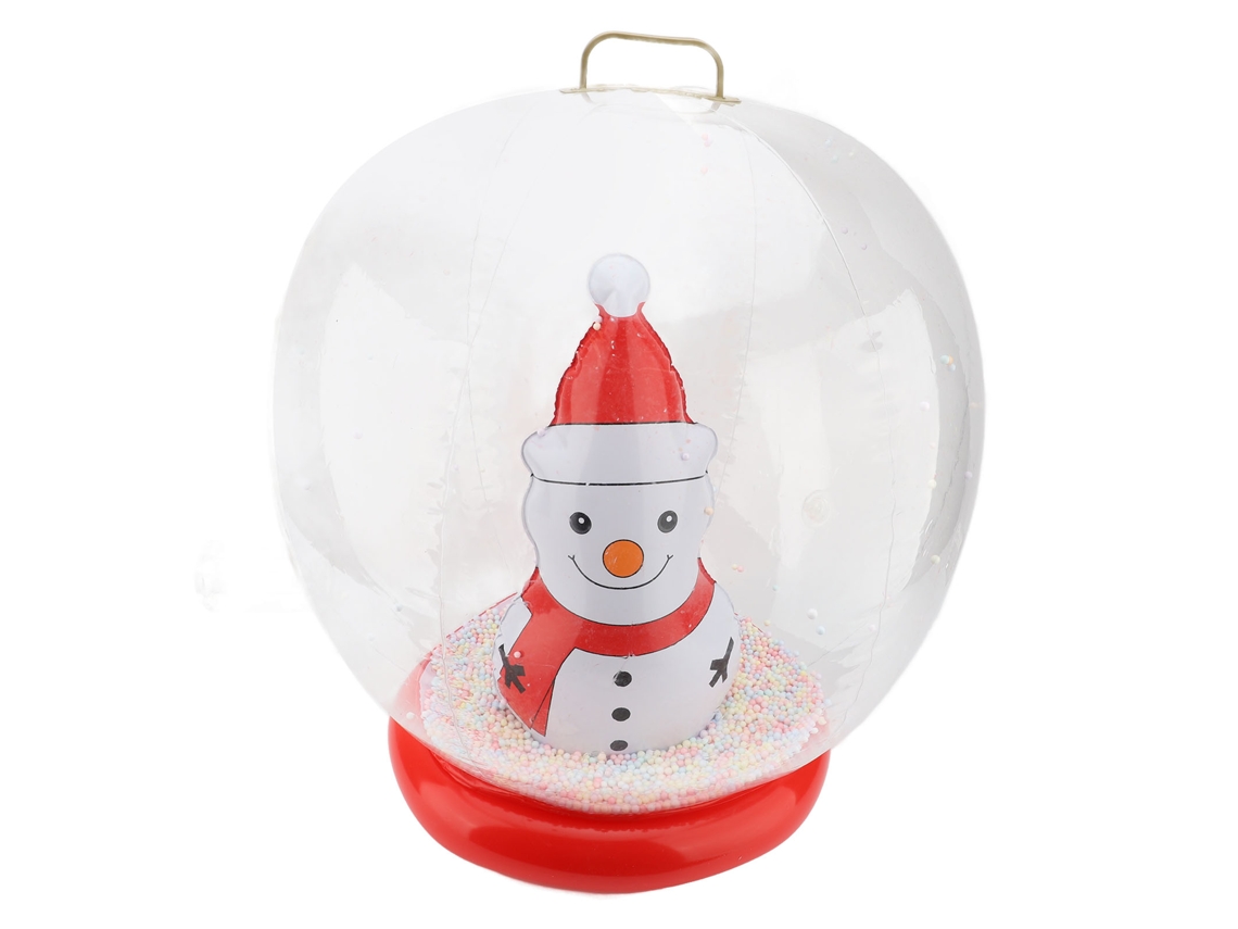 Bola Inflatável Natal LAXISCREED 23.6 Polegadas Led Pvc