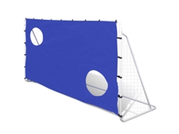 Vidaxl Baliza De Futebol Com Parede Pontaria 240x90x150 Cm Aço