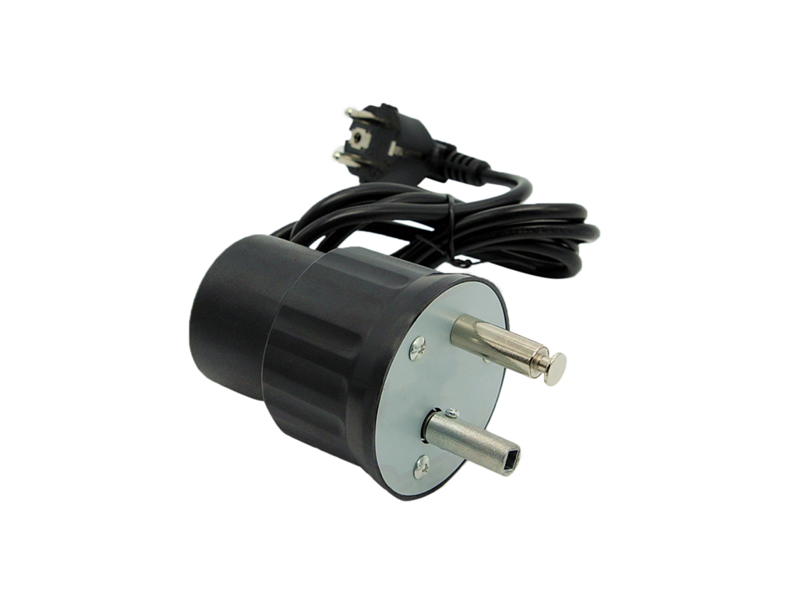 Escova rotativa para grelha, 3 velocidades, aço inox 304 AQUAFORGE