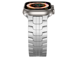 Bracelete para Apple Watch 44/45/46/49mm Liga de Titânio (prata XIAOMOYU