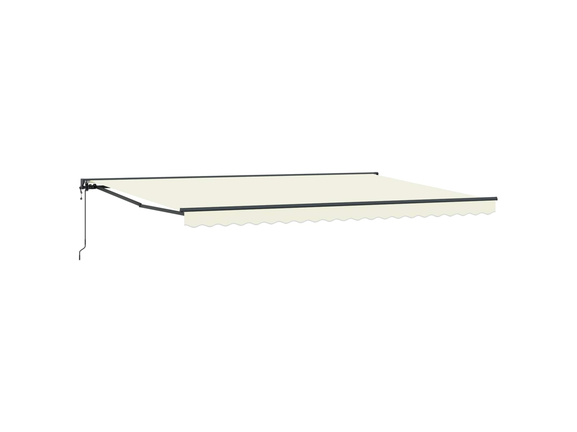 Vidaxl Estrutura De Toldo Creme 500 × 300 Cm