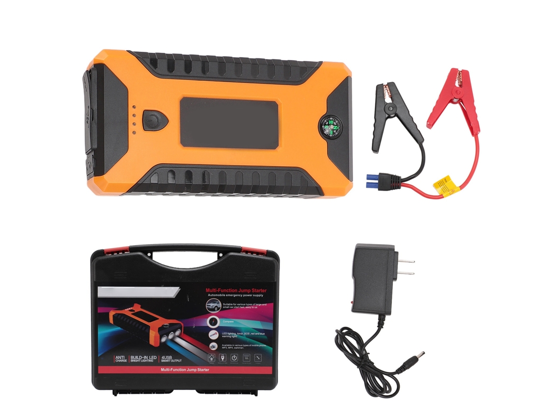 Aetheria jump Starter Portátil 12v 1000a 20000mah Bateria Carro com 8 Proteções e Usb Rápido