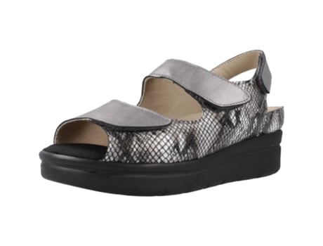 Sapatos de Mulher PINOSOS Tecido Cinzento (39)