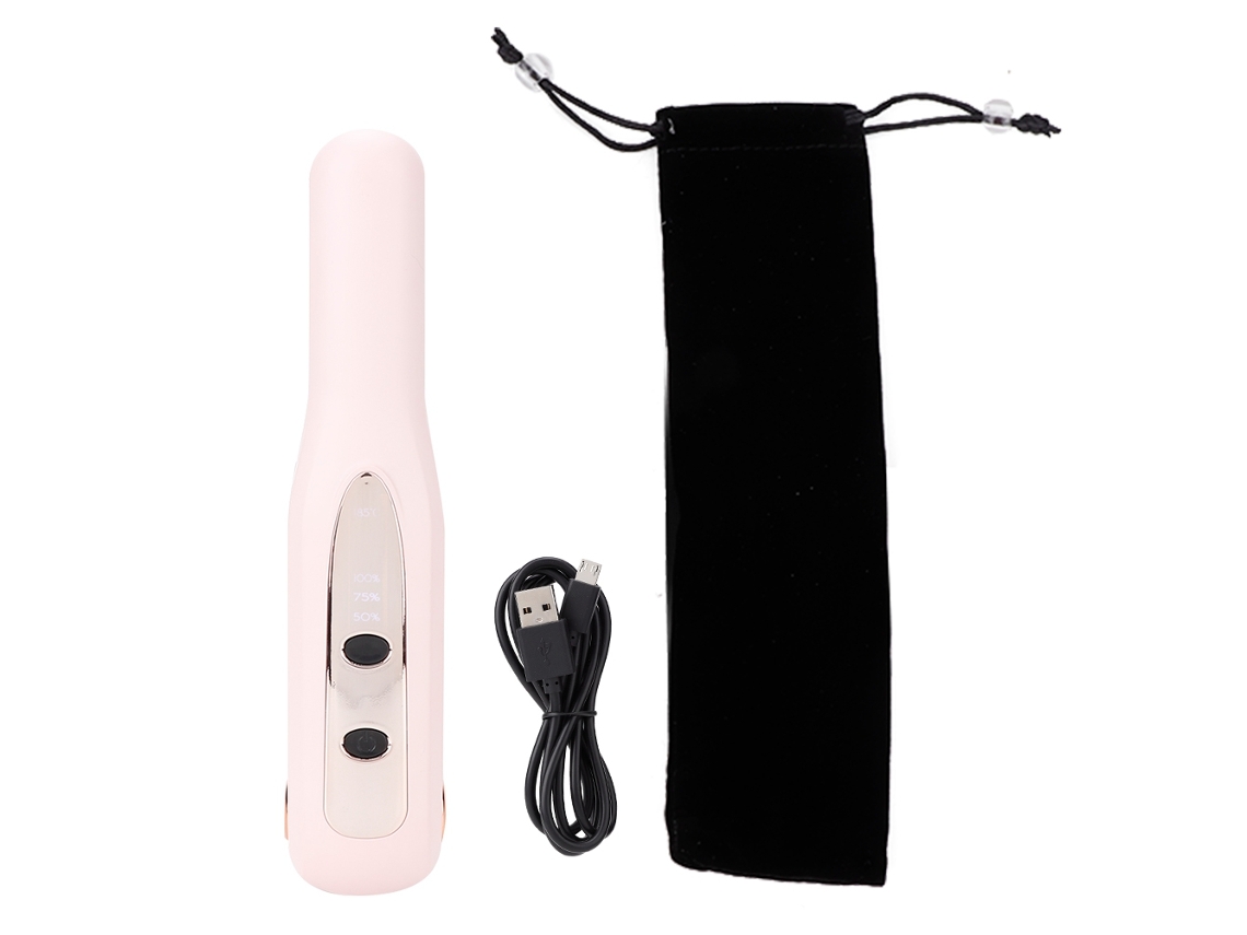 Mini Prancha De Cabelo Elétrico Sem Fio Com Usb, Curling Iron, Ferramenta De Estilo Portátil Para Cabelo