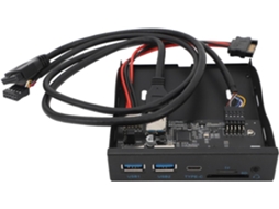 Hub Usb-c Com Painel Frontal De 3,5 Polegadas, 2 Portas Usb 3.0 E