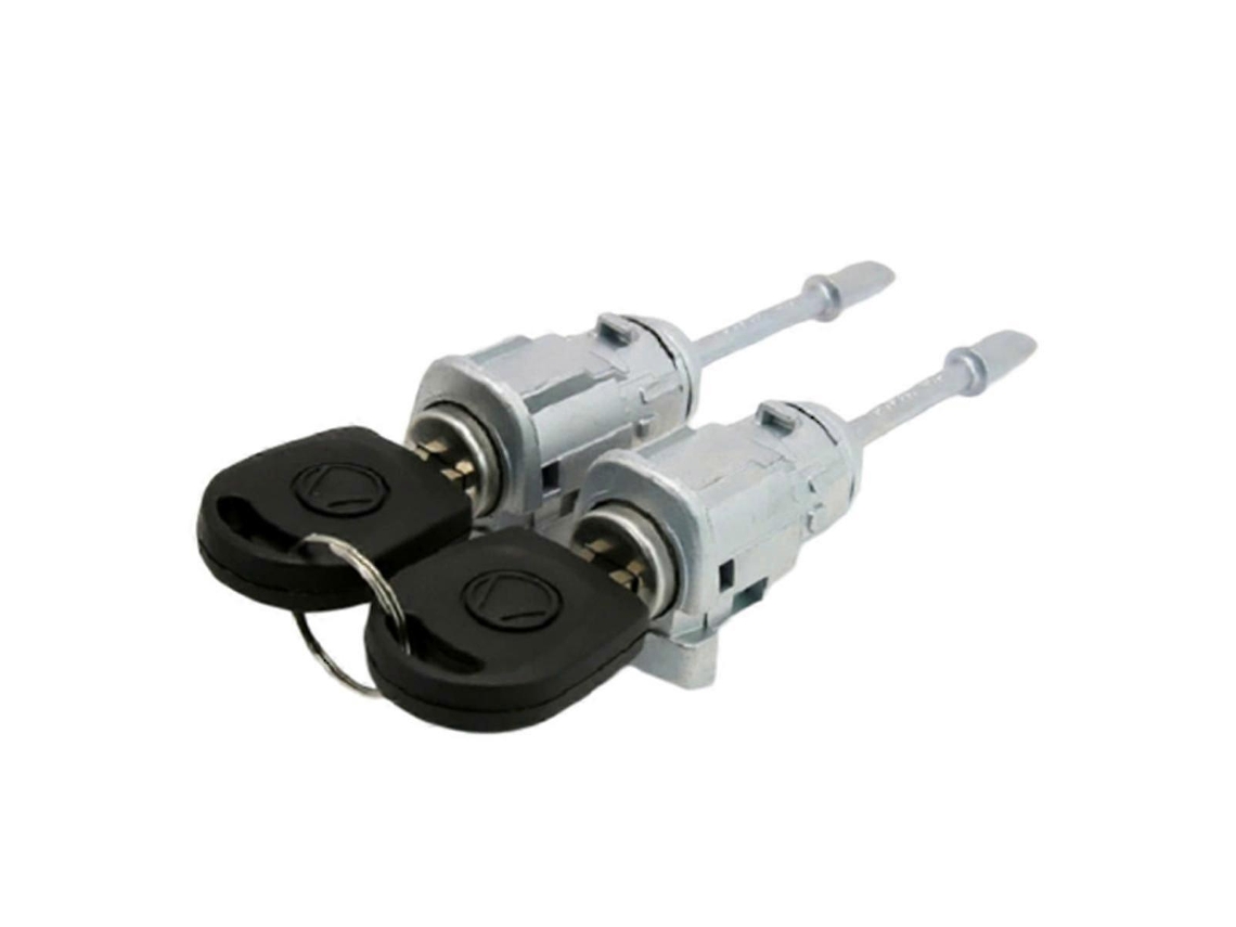 Par De Cilindro De Fechadura De Porta Dianteira 2 Chaves Para Assento 6l 2002 2006 6l3837167b/6l3837168c 6l3 837 Aquaforge