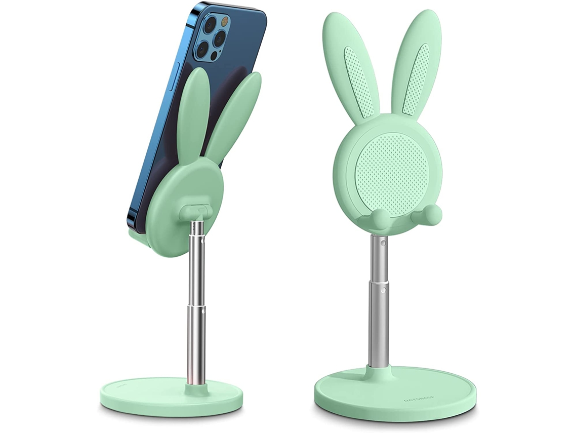 Suporte De Telefone De Coelho Fofo, Suporte De Telefone Móvel Ajustável Em Ângulo E Altura Para Mesa, Suporte De Telefone Com Estr-aquaforge
