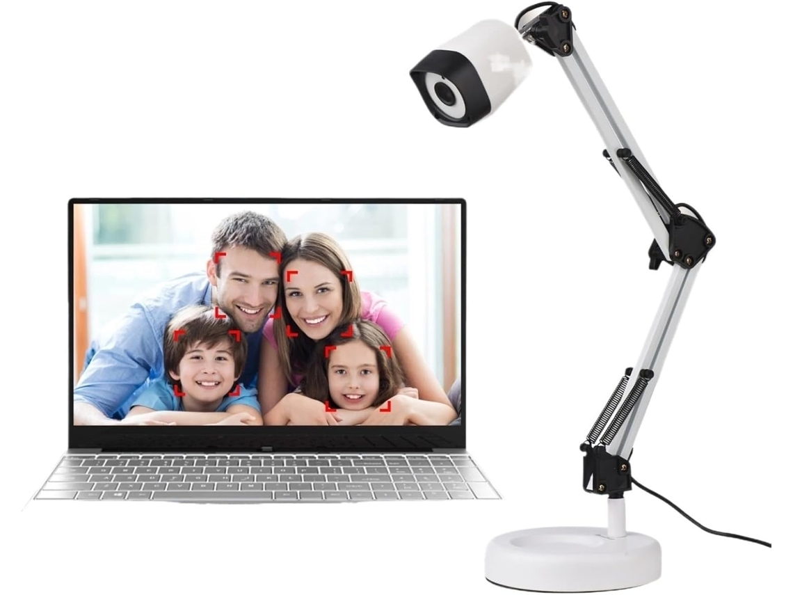 Scanner de Documentos 2 em 1, Webcam, Iluminação Led Automática, Câmera Usb A3 SFUSHOS