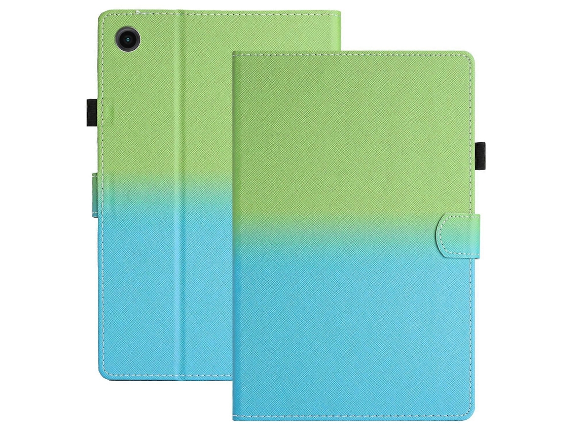 Capa de couro inteligente com costura gradiente Webake para tablet Samsung Galaxy Tab A9