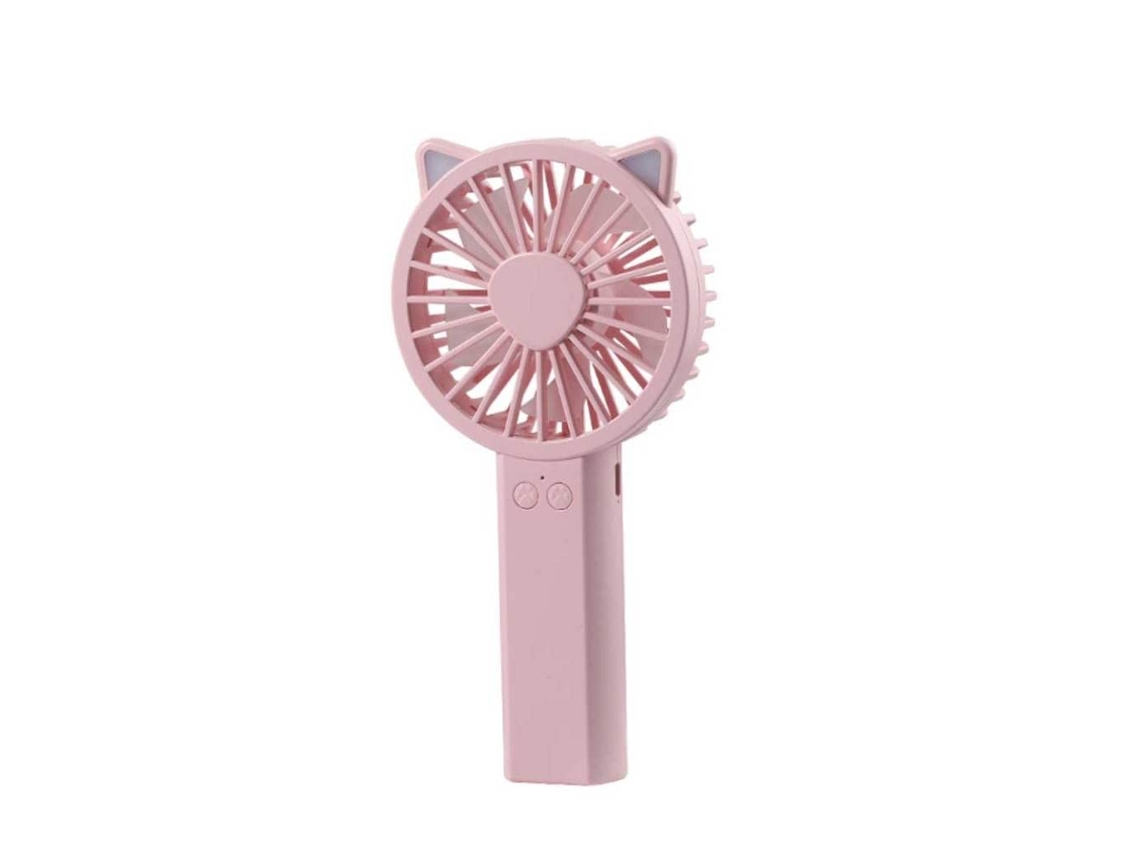 Mini Ventilador Portátil Com Orelhas De Gato