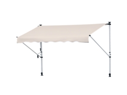 Toldo ajustável DECORALAR TECH para terraço e jardim (400x120x170 cm)