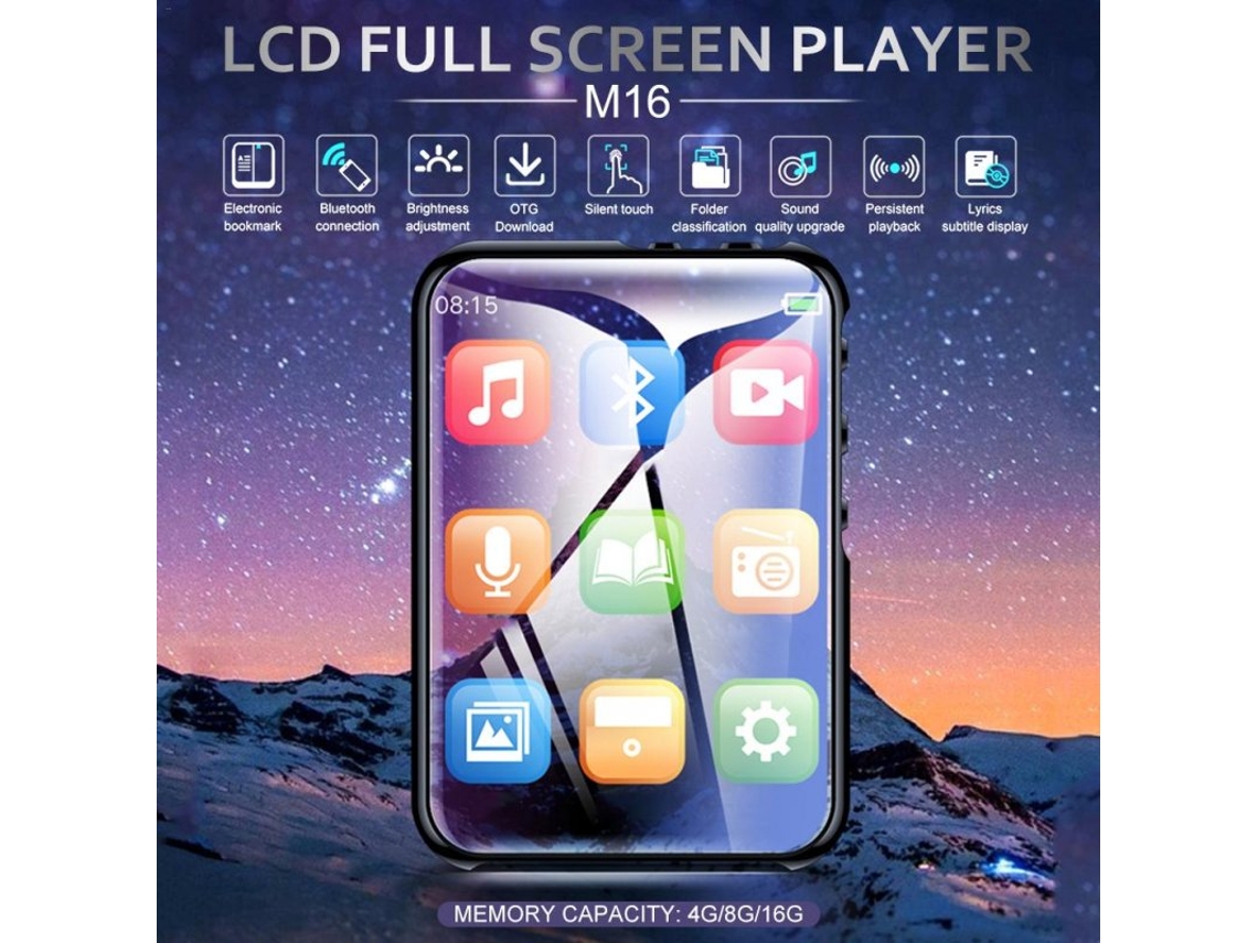 Leitor MP3 M16 Bluetooth Mp4 Sem Bluetooth