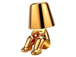 2026 lâmpada de Mesa Portátil Recarregável com Controle Táctil 3 Níveis de Brilho Decorativa Usb Ideal Presente G Ouro