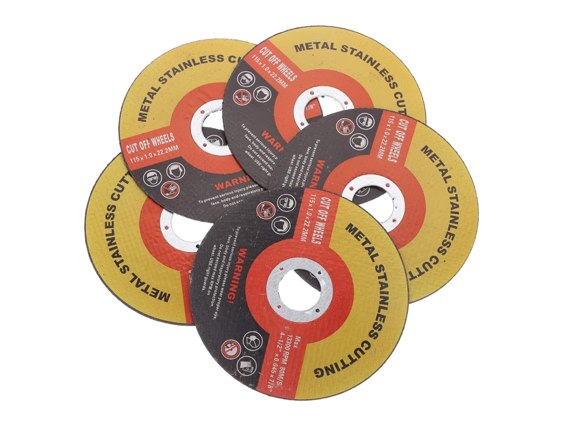 Conjunto De 10 Discos Corte 4, 5 Polegadas Para Metal E Madeira, Alta Elasticidade Com Boa Dissipação De Calor