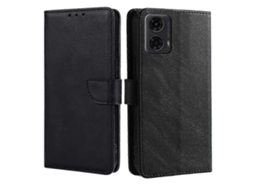 Capa De Celular De Couro Com Fivela E Textura De Bezerro