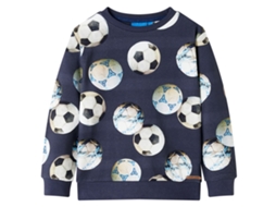 Sweatshirt Para Criança Azul-marinho 116