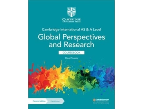Livro cambridge international as & a level global perspectives & research coursebook with digital access (2 years) de david towsey (inglês)