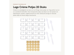 Creme-jarros Vazios De 10ml - 20 Unidades - Com Tampa - Mini Espátulas - Adesivos - Plástico Transparente - Qualidade De Alta - Recipientes De Cosméti