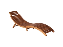 Maison Exclusive - Espreguiçadeiras Com Mesa E Almofadões 2 Pcs Acácia Maciça